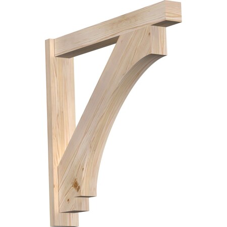 Ekena Millwork Imperial Block Smooth Outlooker, Douglas Fir, 5 1/2"W x 36"D x 36"H OUT06X36X36IMP05SDF